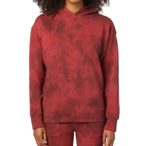 Hudson Jeans Open-Back Hooded Sweatshirt. Size Medium NWT - Picture 1 of 6